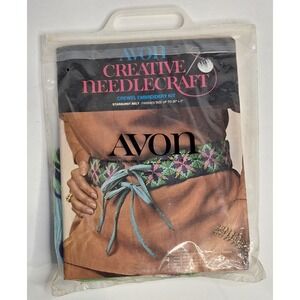 Avon Creative Needlecraft Crewel Embroidery Kit Starburst Belt Nip